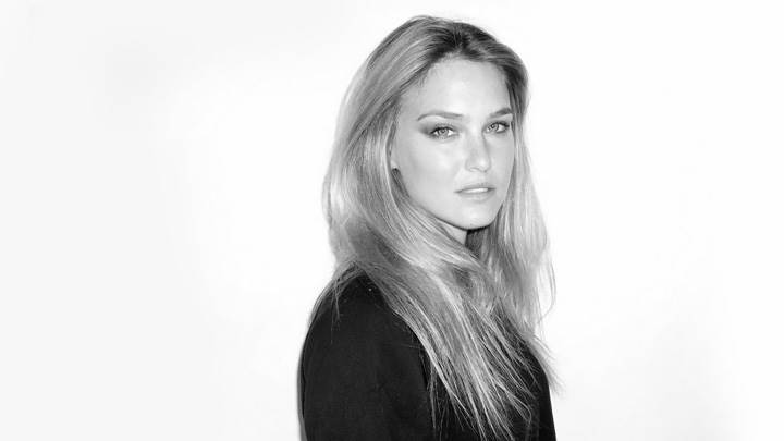 Bar Refaeli Black N White Side Photo